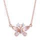 thumbnail image 2 of Set de Joyería para Mujer LuckyLy, Collar y Aretes de Mariposa con Cristal y Zirconias, Modelo Gina rosa UNITALLA, 2 of 8
