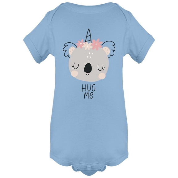 Unicorn Koala Hug Me Bodysuit Infant -Image by Shutterstock, Newborn