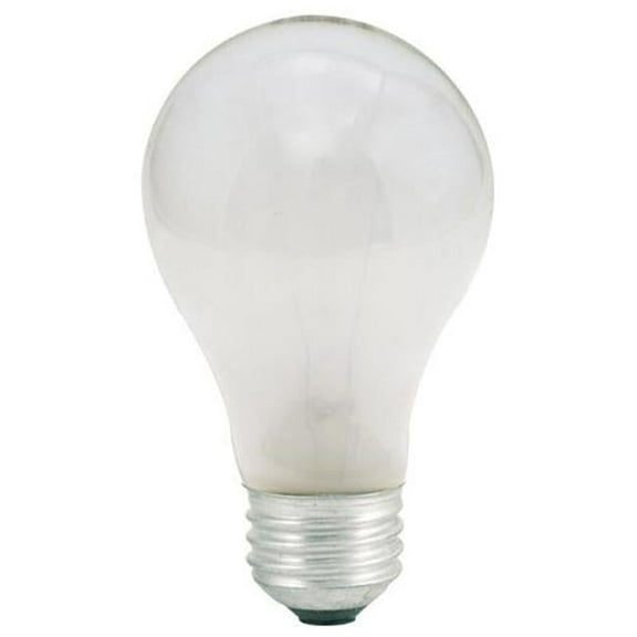 25 watt Dimmable Frost A19 Incandescent Light Bulbs with E26 Medium Base & 2700K Light - Warm White - Pack of 25