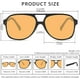 thumbnail image 4 of Gafas de sol clásicas de aviador vintage para mujer y hombre, montura grande, estilo retro de los años 70., 4 of 5