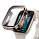 thumbnail image 1 of Cristal y funda para Apple Watch 7, 8, 45mm, 41mm, 49mm, 44mm, 40mm, borde recto, Protector de pantalla, funda para iWatch 4, 5, SE, 6, 7, 8, Ultra 49mm, 1 of 4