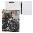 thumbnail image 3 of Ring Binders Vintage Motorcycle Presentation1.5-inch, Slant Ring One-Touch, 3 of 9
