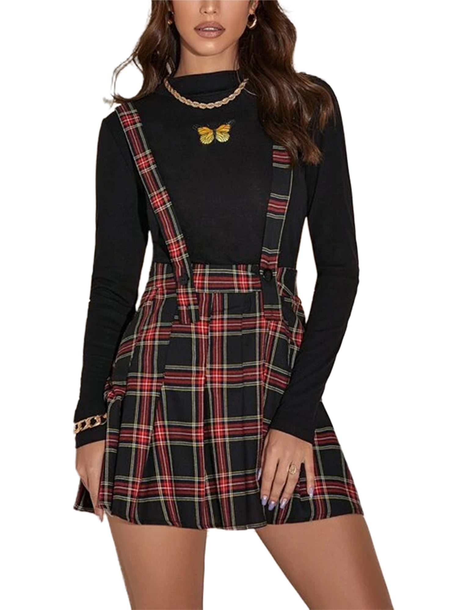 plaid tennis skater skirt