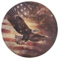 thumbnail image 3 of American Flag Eagle Round Carpet Circle Rug Outdoor Patio Area Rug Washable Large Area Rugs Hallway Room Decor Fitness Mats, 3 of 8