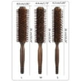thumbnail image 5 of lanema Small Round Hairbrush with Boar and Nylon Bristles for Blow Drying and Styling Short Thin Fine Hair, 5 of 20