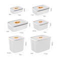thumbnail image 6 of 310/600/715/1050/1160/2050ml Fresh-keeping Box Visible Good Sealing Microwave Safe Japanese Style Vegetables Fruits Food Container Kitchen Gadget, 6 of 7
