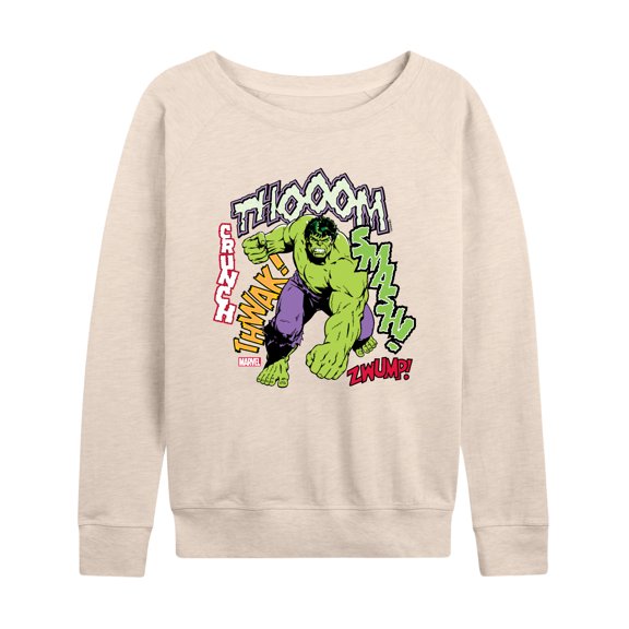 Marvel Hulk - Smash Crunch - Women's French Terry Pullover Sweatshirt