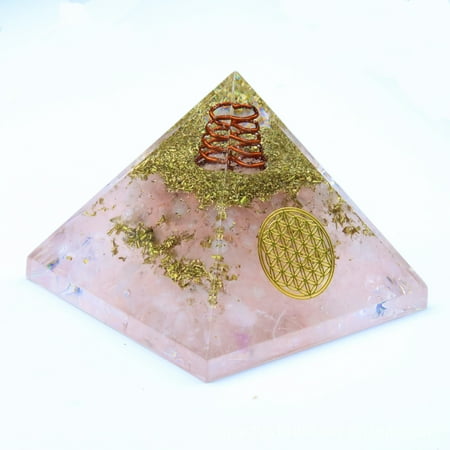 

Pyramid Ornaments Orgone Pyramid Resin Acrylic Popular Pyramid Ornaments Pyramid for Success Anti-stress Calmness Growth Strength Healing Creative Crystal Gemstone Pyramid Orgo