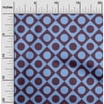 thumbnail image 2 of oneOone Georgette Viscose Medium Blue Fabric Geometric Sewing Craft Projects Fabric Prints By Yard 42 Inch Wide, 2 of 4
