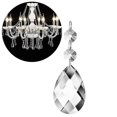thumbnail image 3 of (24 Pieces) 38mm Teardrop Crystal Chandelier Crystal Glass Chandelier Prism Sun Catcher, 3 of 5
