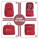 thumbnail image 5 of Mochila ZOMAKE ligera y plegable 30 L resistente al agua roja, 5 of 6