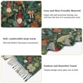 thumbnail image 5 of FORMRS Womens Scarf Winter Soft Long Big Warm Shawls Wrap Tassel Scarves, Forest Mushroom Pattern, 5 of 9