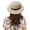 Beige, variant on beishanbush Sun Hats Women's flat Top hat casual straw hat women's sun visor hat outdoor sun hat White