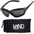 thumbnail image 1 of Gafas para montar en moto WYND Blocker modelo 331, color negro, 1 of 6