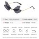 thumbnail image 4 of Qarigey Gafas de sol con alas de libélula, gafas de sol irregulares sin montura, gafas de sol con personalidad a la moda, gafas de fiesta para mujer Lentes No. 4 Qarigey AP007338-04, 4 of 6