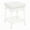 White, variant on Jeco Resin Wicker Outdoor 17"W x 17"D Patio Square End Table in White