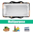 thumbnail image 5 of Maple Ieaf Pumpkin Collapsible Oxford Cloth Storage Bins Toy Basket Tote Bag - Reusable Foldable Large Capacity Bucket, 5 of 7