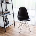 thumbnail image 2 of Heavenly Collection Black Chair with Chrome Base, 2 of 2