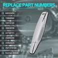 thumbnail image 3 of Exterior Chrome Door Handle, Front Driver Side - Compatible with 2007-2013 Chevy Silverado Suburban Tahoe GMC Sierra Yukon Cadillac Escalade - Replace 20828258, 22738721, 25960525, 84053434, 3 of 8