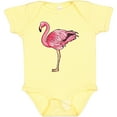 thumbnail image 3 of Inktastic Pink Flamingo Boys or Girls Baby Bodysuit, 3 of 5