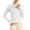 White, variant on Women's Lightweight Athletic Jacket Sun Protection Full Zip Long Sleeve Shirts Hiking Outdoor Blue L