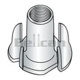 thumbnail image 1 of Shorpioen 1406NT3 0.25-20 x 0.37 3 Prong Tee Nut - Zinc - Box of 2000, 1 of 1