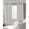 thumbnail image 3 of Sage Green Blackout Curtains, Light Blocking Print Window Curtains, Abstract Lines Gradient Minimalist Modern Thermal Insulated Window Drapes for Living Room Kitchen Cafe 2 Panels, 84"W x 84"L, 3 of 9