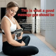 Cotsoco Mini Massage Gun, Cordless Handheld Deep Tissue Muscle Massager 6 Speeds Percussion Massage Device Super Quiet with Intelligent Pressure Sensing System