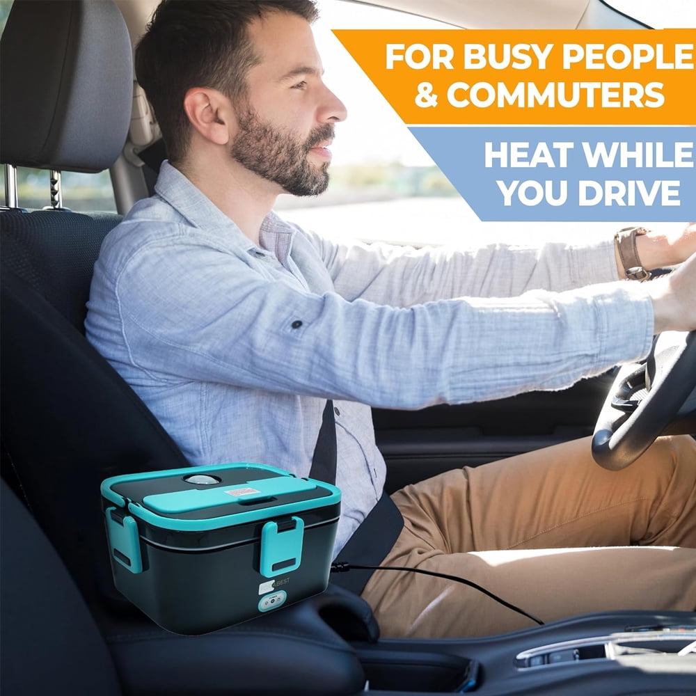 Portable Electric Kettle - 2.5L Large Capacity 304 Stainless Steel Travel Water Heater, 90W Fast Boiling, Multi-Voltage 12V/24V/110V for Car, Truck, Home & Office