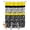 Black Yellow, variant on Split Shower Curtain for Transfer Bench, Pink Grey Fabric Shower Curtains for Bathroom, Chic Garden Floral Stripe Aesthetic Flower Boho Tub Sliding Transfer Bench Waterproof Bath Curtains 72"x72"