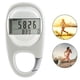 thumbnail image 2 of Podómetro digital 3D con clip para distancia de caminata simple, contador de pasos con clip, memoria de distancia para caminar, millas/km, ejercicio, actividad física, calorías para hombres, mujeres, 2 of 8