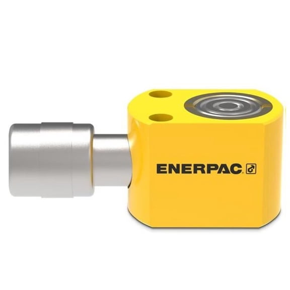 Enerpac RC-50 Single-Acting Alloy Steel Hydraulic Cylinder with 5 Ton Capacity, Single Port, 0.63" Stroke
