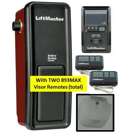8500 With 2 893max Remotes Liftmaster Elite Series Wall Mounted Garage Door Opener