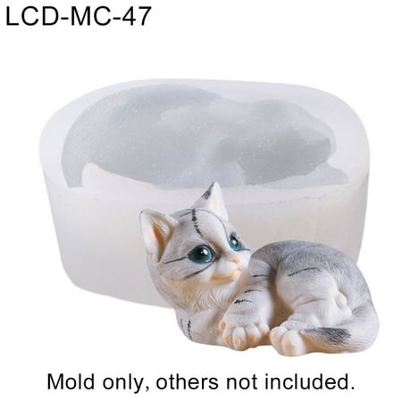 

GYMNASTIKA Mold Cat Mouse Silicone DIY Chocolate Ice Cream Soap Mold Cake Decor Baking Tool