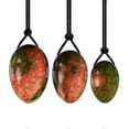 thumbnail image 5 of Natural Rose Quartz Yoni Egg Set Women Kegel Exercise Jade Eggs Drilled Stone Eggs With Holes On The Thick Side Feminine Hygiene, 5 of 5