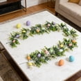 thumbnail image 6 of 6 FT Artificial Easter Garland with Eggs and Carrots, Spring Vine Flower Easter Garland Decor for Home Indoor Outdoor Party, Multi Colored Hanging Wall Decor for Mantle Kitchen Fireplace Tree, 6 of 6