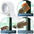 thumbnail image 4 of Window Weather Tape, Sealing Tape, Plastic Weather Tape, Sealing Tape, Waterproof, No Residue Sealant Strip (White), 4 of 5