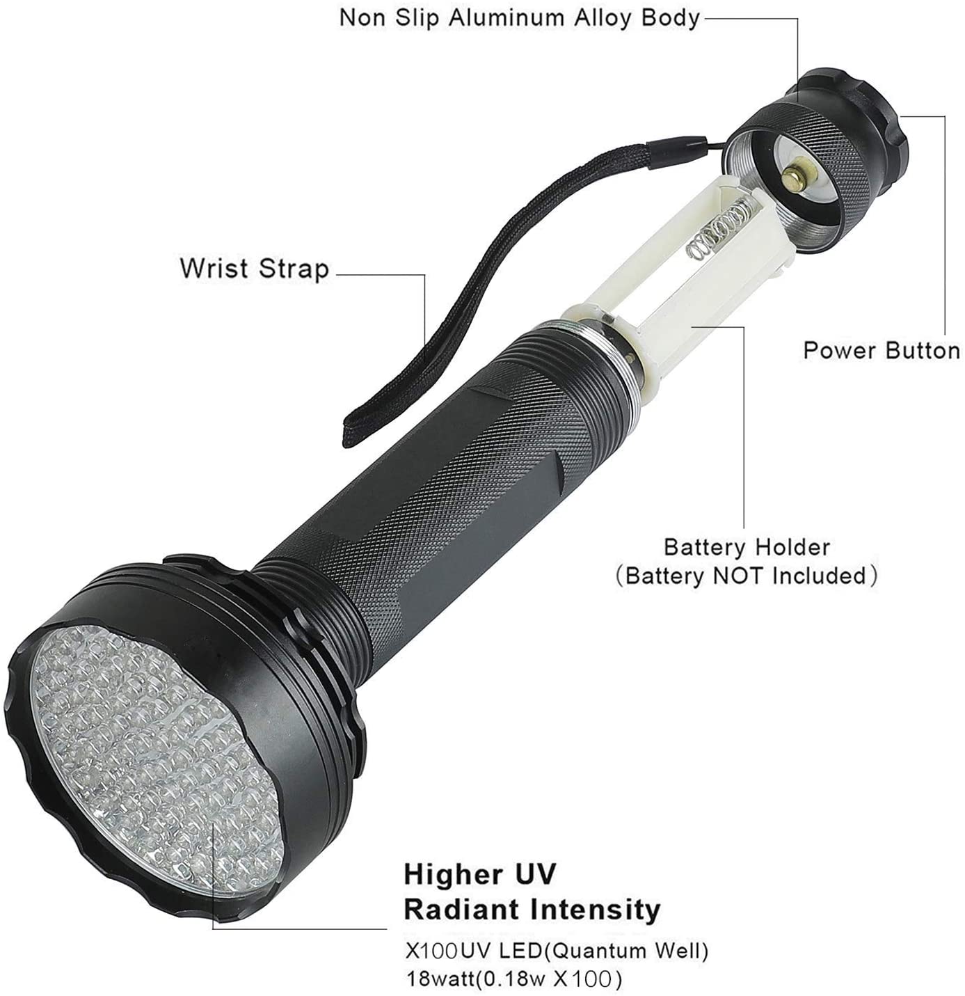 PDL POWERLIGHT UV Inspection Flashlight