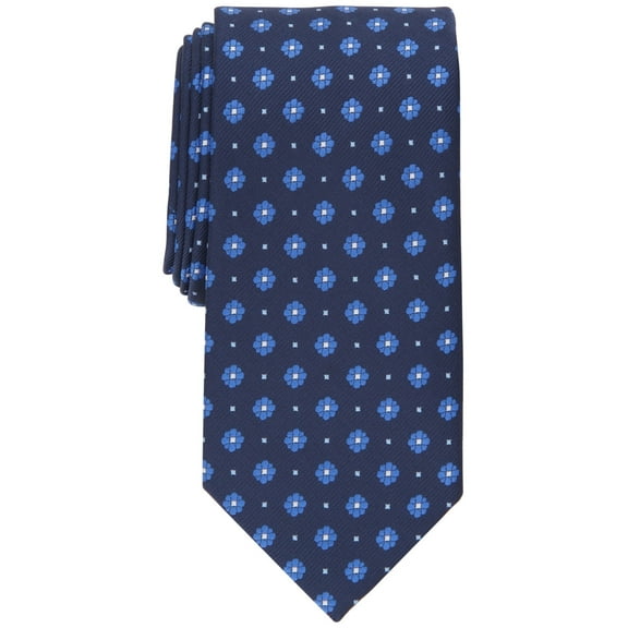 Club Room NAVY Men's Lamont Medallion Tie, US One Size