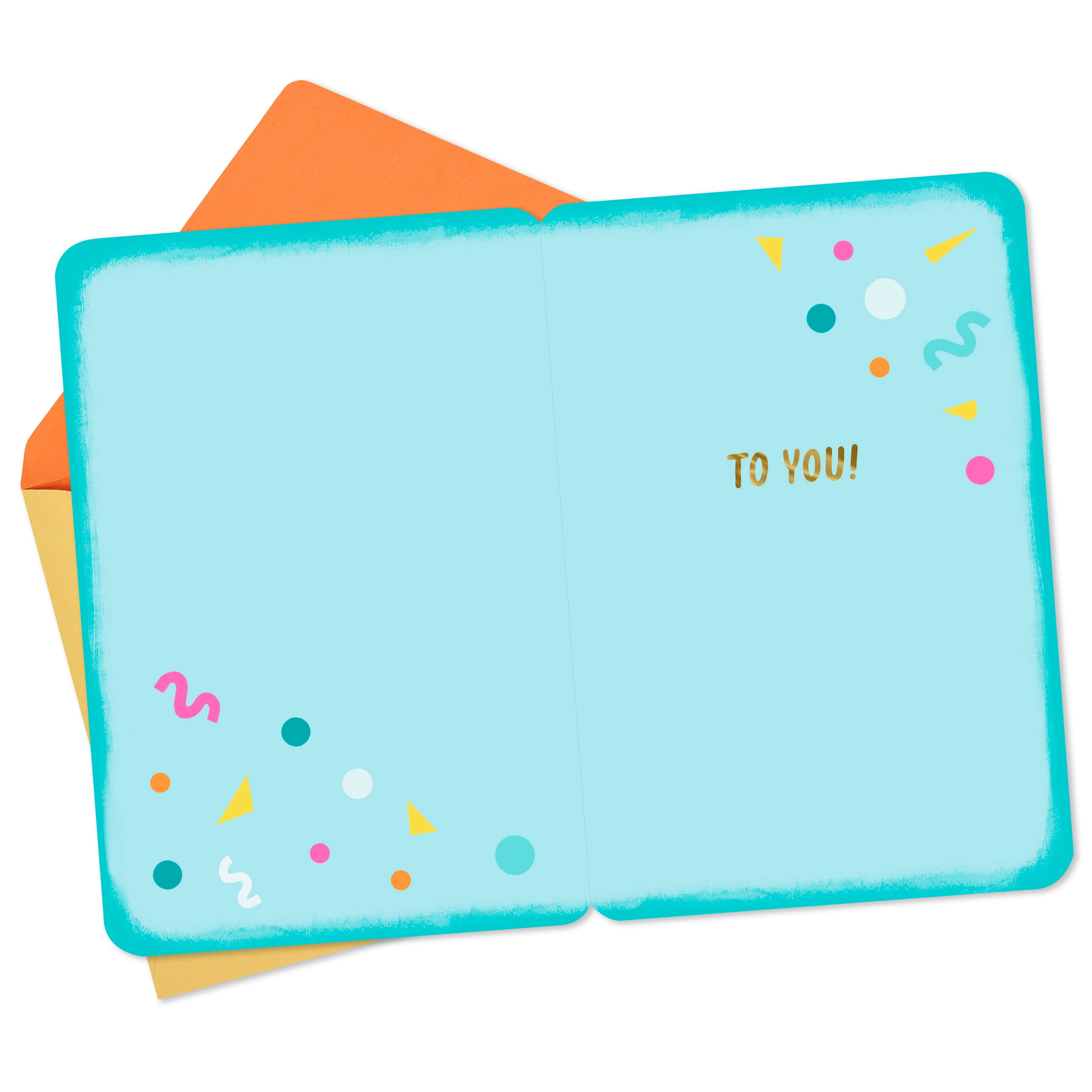 Hallmark Just Because Congratulations Card (Champagne and Confetti)
