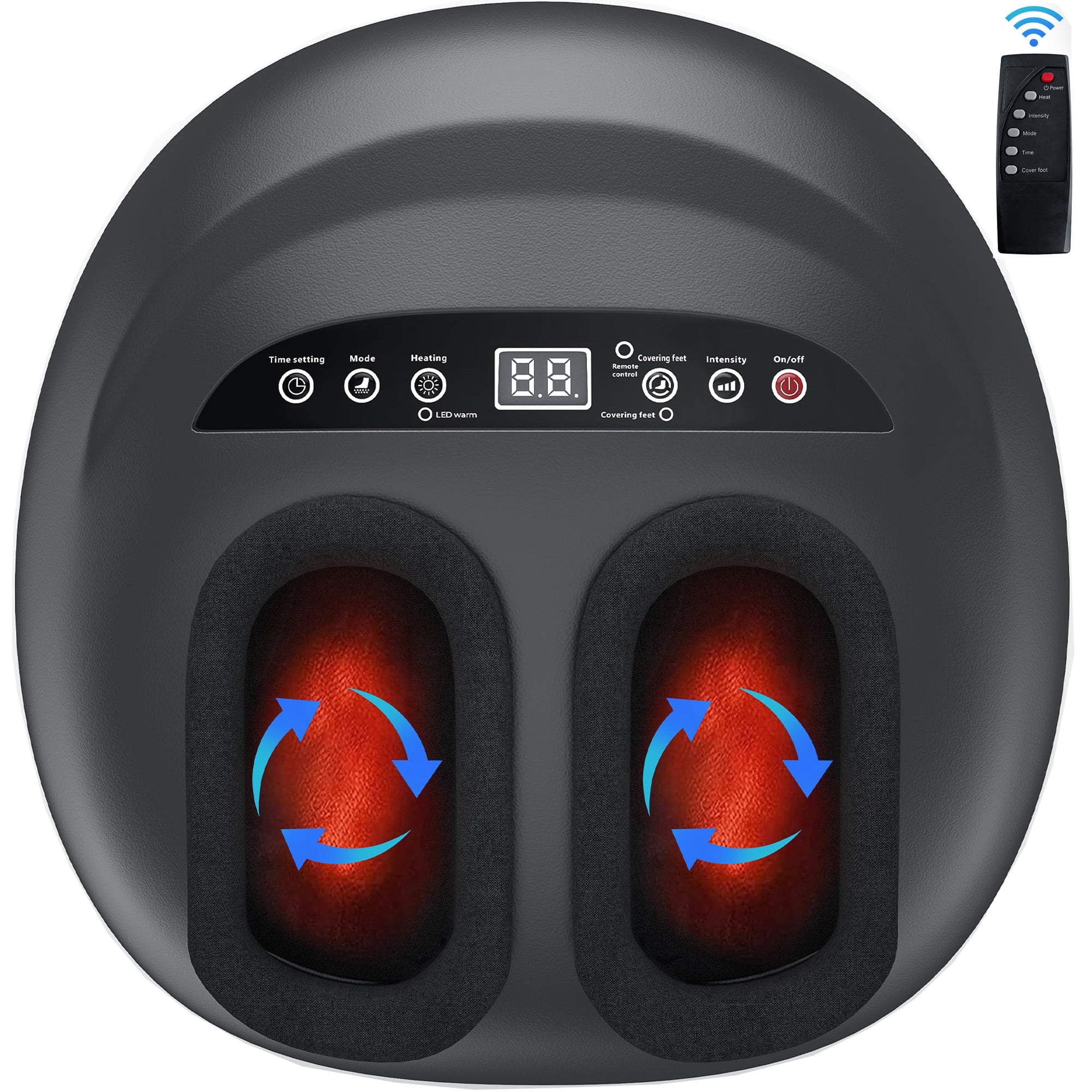 HoMedics Full Back and Neck Massaging Body Roll with Heat and Variable Vibration - Walmart.com HoMedics Full Back and Neck Massaging Body Roll with Heat and Variable Vibration - Walmart.com