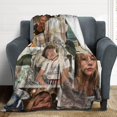 thumbnail image 4 of Sexy #4 Florence Pugh Blanket Super Soft Throw Blanket Silky Flannel Lightweight for Sofa, Bed Blanket All Season Use 30""*40""（76 * 100cm）, Style-1, 4 of 6