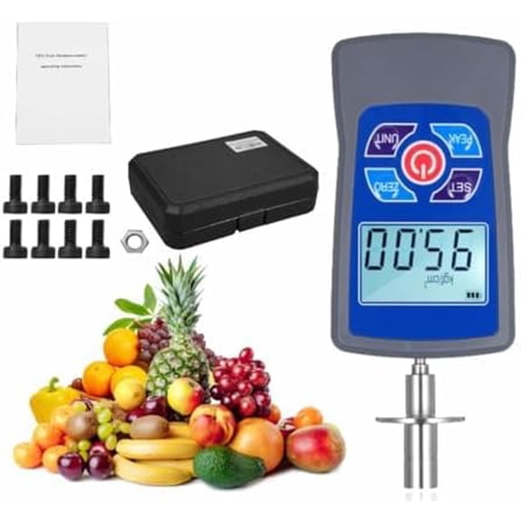 Digital Fruit Penetrometer Hardness Tester Firmness Tester Durometer Sclerometer Hardness Tester with with Two Measuring Head for Vegetables Fruits$$Electronics Accessories