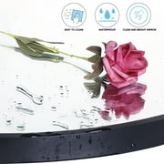 ZENY 24 inch Round Wall Mirror Modern Black Frame Bathroom Circle Mirror
