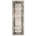 thumbnail image 2 of Hasoo Runner Rug 2x6 Non-Slip Washable Low Pile Geometric Bordered Print for Kitchen Indoor Beige, 2 of 5