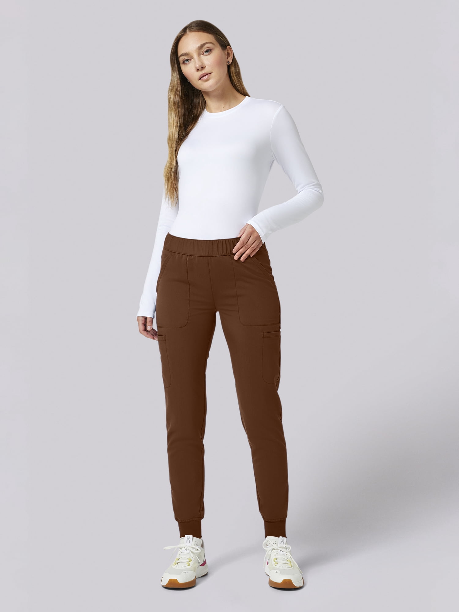 Scrubstar Ultimate Women’s Antimicrobial Cargo Jogger Scrub Pant, Sizes XS–3XL