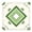 #002, variant on Turquoise Mahjong Mat with Lotus & Butterfly – 32.4x32.4 Inch Hand-Painted Rubber Mat, Zen Waterproof Anti-Slip Foldable for Game Nights