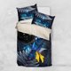 thumbnail image 1 of Nueva Zelanda Tui Pájaro Matariki Juego de cama Galaxy Helecho con patrón maorí LT03, 1 of 6