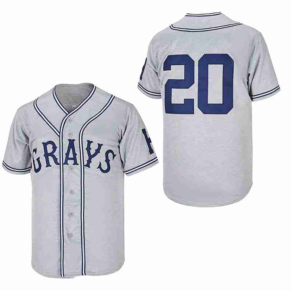 Josh Gibson #20 Homestead Grays Stitched Baseball Jersey 