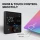 thumbnail image 2 of MOES WiFi Smart Knob Termostato Bloqueo infantil para oficina sala de estar (GB) Negro, 2 of 9